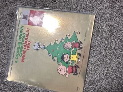 A Charlie Brown Christmas Gold Foil Ed Vince Guaraldi Trio Record New Sealed