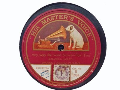 FRED WARING - Any Way The Wind Blows / JACK SHILKRET - Susquehanna 78 rpm disc