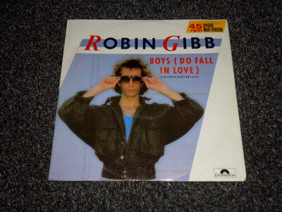 ROBIN GIBB 'BOYS (DO FALL IN LOVE)' 1984 UK Maxi Version 12" Vinyl Single