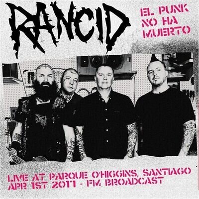 RANCID: EL PUNK NO HA MUERTO! LIVE AT PARQUE OHIGGINS. SA - LP vinyl red / white