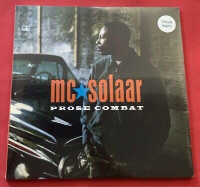 MC Solaar Prose Combat Double White Vinyl LP, Mint, Sealed.