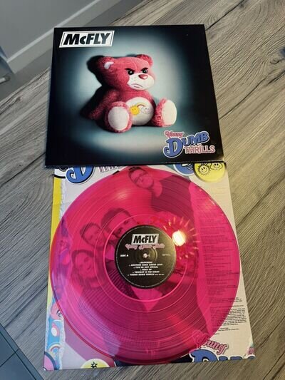 McFly Young Dumb Thrills Exclusive Limited Edition Pink Colored Vinyl LP - RARE!