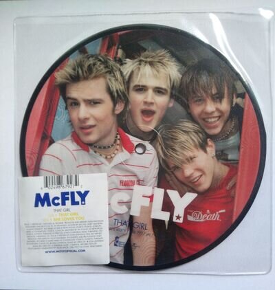 MCFLY - THAT GIRL 7" PICTURE DISC MINT UNPLAYED 2004