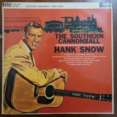 Hank Snow The Southern Cannonball LP (Camden CDN-164)