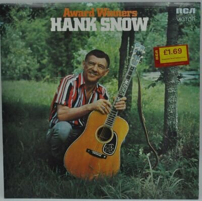 Hank Snow : Award Winners - Country Vinyl LP Record