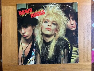 Hanoi Rocks Vinyl lp Two Steps From The Move 1984 CBS Glam Metal