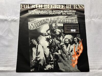 Molly Hatchet "Fourth Degree Burns" 12" UK Vinyl Single Epic S EPC 8636 1979