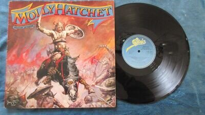 Molly Hatchet Beatin' the Odds LP 1980 **GOOD+/MINT**LYRIC INSERT**