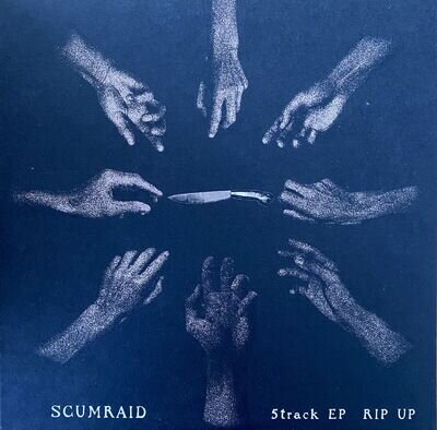 SCUMRAID - RIP UP 7” ETCHED VINYL PUNK CRASHER CRUST GLOOM DEFECTOR ZYANOSE GISM