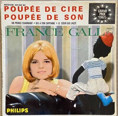 FRANCE GALL - LE COEUR QUI JAZZ - French Philips EP Swinging Mademoiselle HEAR