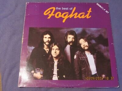 FOGHAT - 'THE BEST OF FOGHAT' DOUBLE ALBUM. 1990 UK PRESSING. EXCELLENT VINYL.