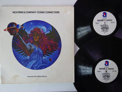 NIGHTBIRD & COMPANY COSMIC CONNECTIONS - 2-LP US Radio Transcription Disc (1974)