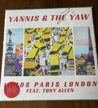 YANNIS & THE YAW Lagos Paris London - Red Vinyl (LP) **SIGNED BY YANNIS** FOALS