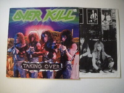 Overkill – Taking Over LP Megaforce/Atlantic – 781 735-1 Germany 1987