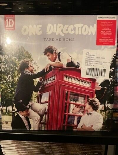 One Direction Take Me Home Clear White Splatter Vinyl Urban Outfitters BRAND NEW