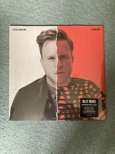 OLLY MURS YOU KNOW I KNOW VINYL LP ALBUM + 12 TRACK BONUS CD ALL THE HITS SEALED