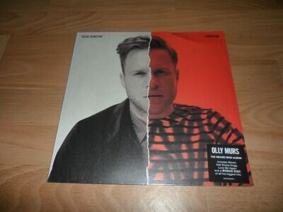 OLLY MURS - YOU KNOW (SEALED VINYL LP + BONUS CD ALBUM) SLIGHT CREASE