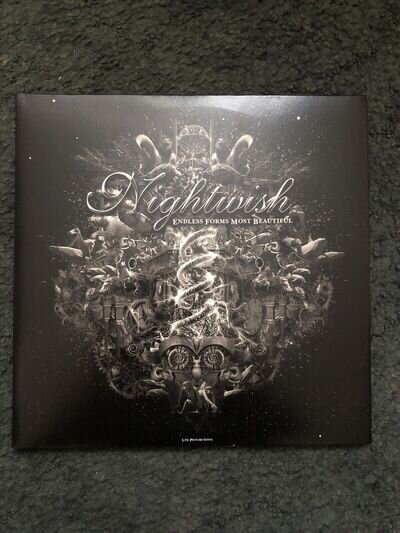 NIGHTWISH. endless forms most beautiful, rare dbl picture disc vinyl lp.