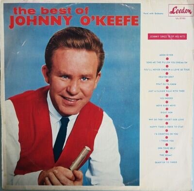 Johnny O'Keefe The Best Of J.O.K Australia pressing 12'' vinyl Lp 1963 rare