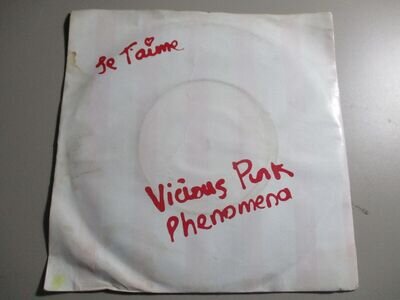 1985 JE T'AIME - VICIOUS PINK PHENOMENA SINGLE RECORD - EXCELLENT