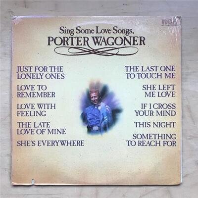 PORTER WAGONER SING SOME LOVE SONGS LP 1975 ( SAW CUT IN COVER) USA