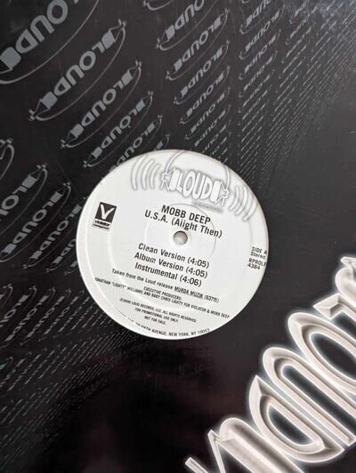 MOBB DEEP - U.S.A (AiiGHT THEN) / SPREAD LOVE 12'' ViNYL HiP HOP CLASSiC