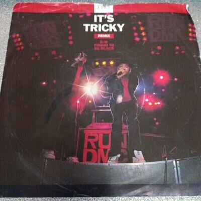 Run-DMC - It's Tricky - Proud To Be Black 7inc Vinyl Record