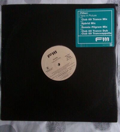 Filter - take a picture -promo double vinyl 12" house/ trance