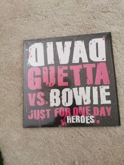 David Guetta vs Bowie Just For One Day Heroes 12" Vinyl