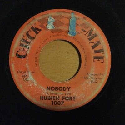 REUBEN FORT - NOBODY / I’LL DO THE BEST I CAN - CHECK MATE 1007. VG