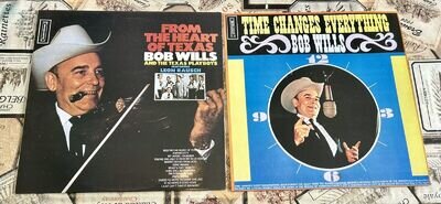 BOB WILLS -Bundle Of TWO Records Vinyl LP Album Country Hillbilly Music EX COND.