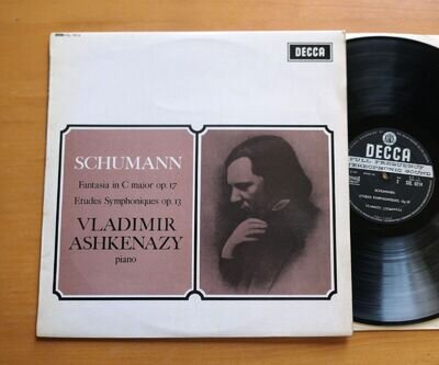 SXL 6214 ED1 Schumann Fantasia Etudes Symphoniques Ashkenazy Decca 1st WBG