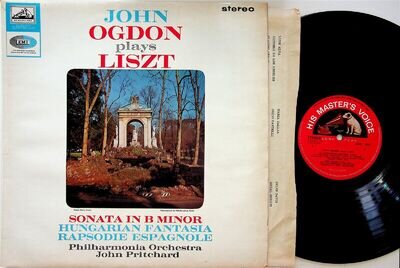 ASD 600 S/C 1st- Liszt Piano Sonata in B Minor, Hungarian Fantasia LP Vinyl VG++