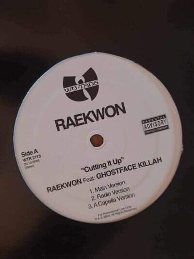 Raekwon / Ice Water - Cutting It Up / Ice Water Anthem - Wu Tang 12" Promo