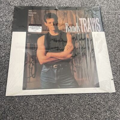 RANDY TRAVIS - No Holdin' Back - LP Vinyl Record MINT