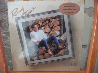 RANDY TRAVIS old 8x10 LP EX/EX-, 25738-1 vinyl, album, with lyric inner, country