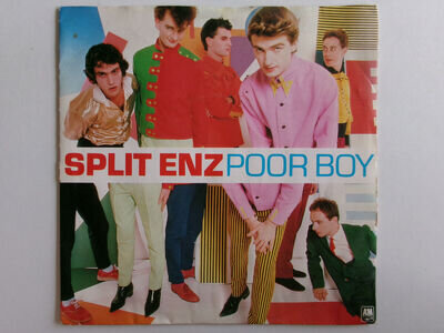 SPLIT ENZ POOR BOY MISSING PERSON A&M AMS 8101 NEW WAVE POP ROCK