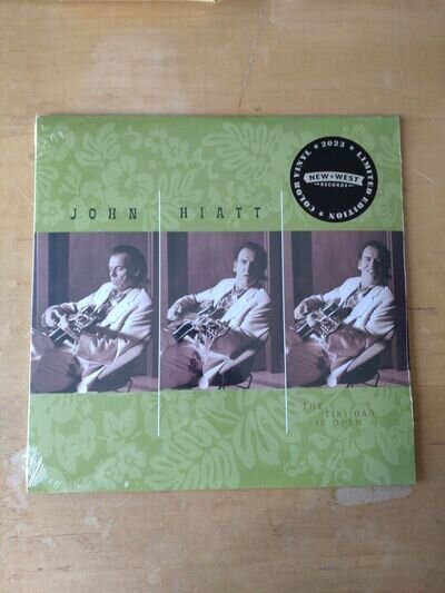 John Hiatt : The Tiki Bar Is Open VINYL 12" Album Coloured Vinyl (2023)