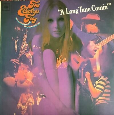 ELECTRIC FLAG ft. MIKE BLOOMFIELD “ALONG TIME COMIN’”1968 V.G. CBS 🇬🇧 VINYL LP