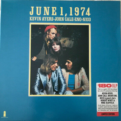 JUNE 1, 1974 180G REISSUE ISLAND VINYL LP NICO BRIAN ENO JOHN CALE KEVIN AYERS