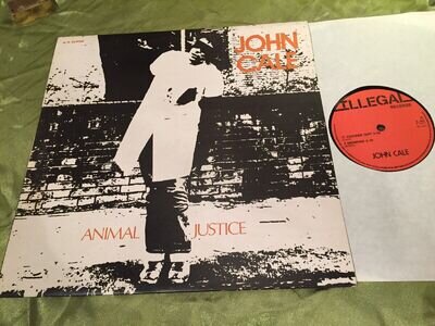 JOHN CALE - ANIMAL JUSTICE E.P. - ILLEGAL RECORDS 1977 UK 12" EXCELLENT