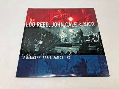 LOU REED JOHN CALE & NICO Le Bataclan Paris Jan 29 '72 Vinyl Record T2540 V2