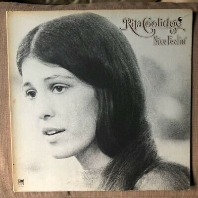 RITA COOLIDGE - NICE FEELIN' MINT VINYL LP / WHITE LABEL PROMO COPY 1971 RARE