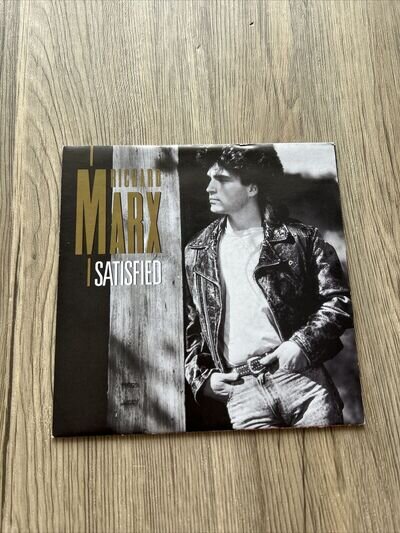 Richard Marx - Satisfied - 7" Vinyl PROMO (B24) poster sleeve