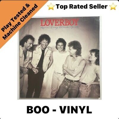 Loverboy Lovin' Every Minute Of It Lp Vinyl Record Hard Rock VG+ / EX Condition