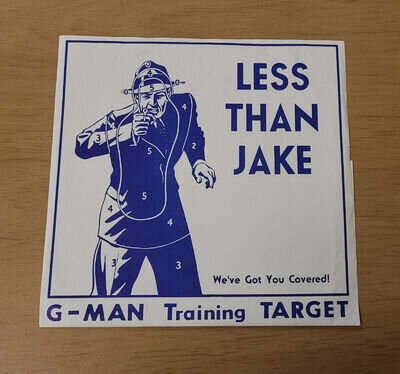 Less Than Jake - G Man Training Target 7" (Grey Swirl) [3rd Pressing]