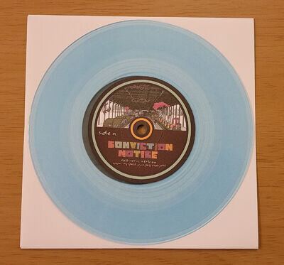 Less Than Jake - Conviction Notice Acoustic 7" [Coke Bottle Blue]