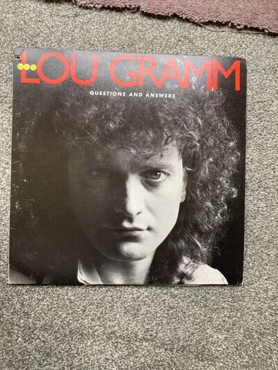 Lou Gramm - Questions and Answers Promo LP