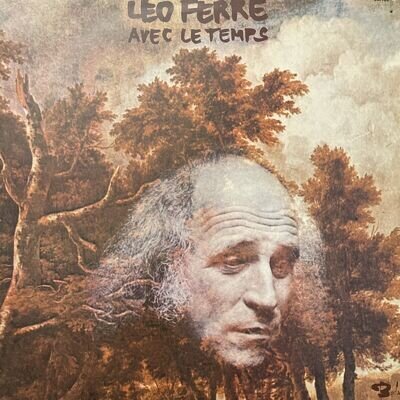 Very Rare . Léo Ferré . Avec Le Temps on Vinyl. Near Mint - Tested