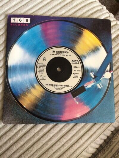 Lee Greenwood - Wind beneath my wings Used 7” Single Record